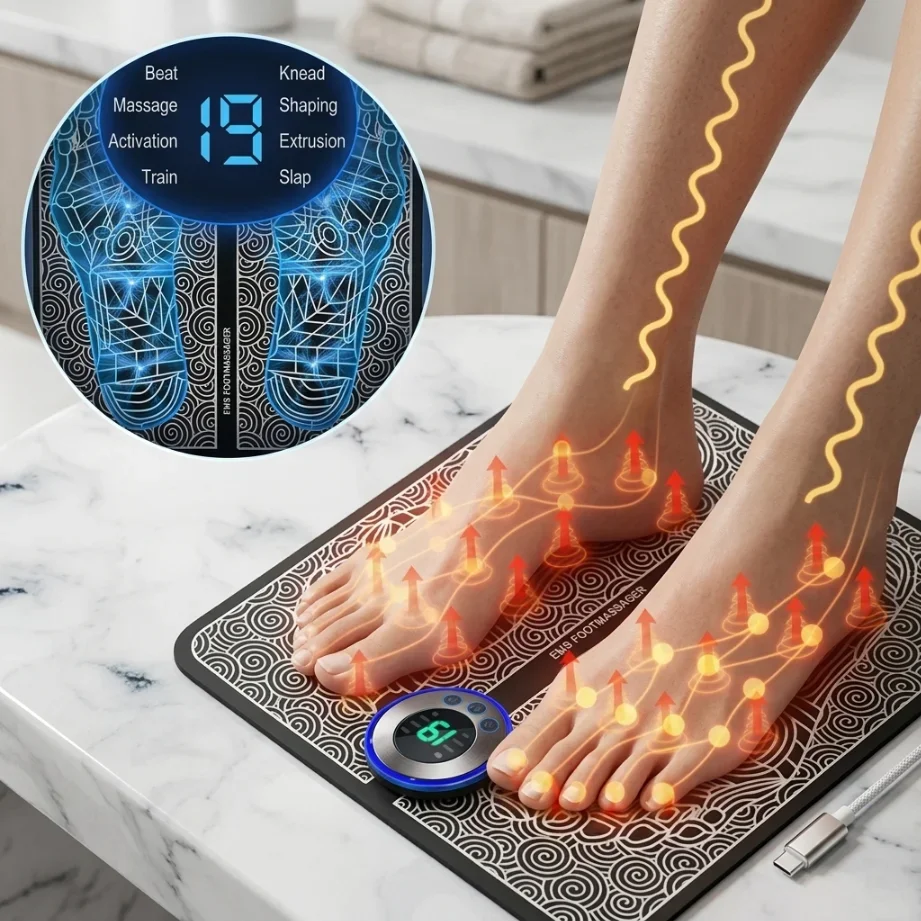 Ems Foot Massager - EMS Foot Massager Pad Relief Pain