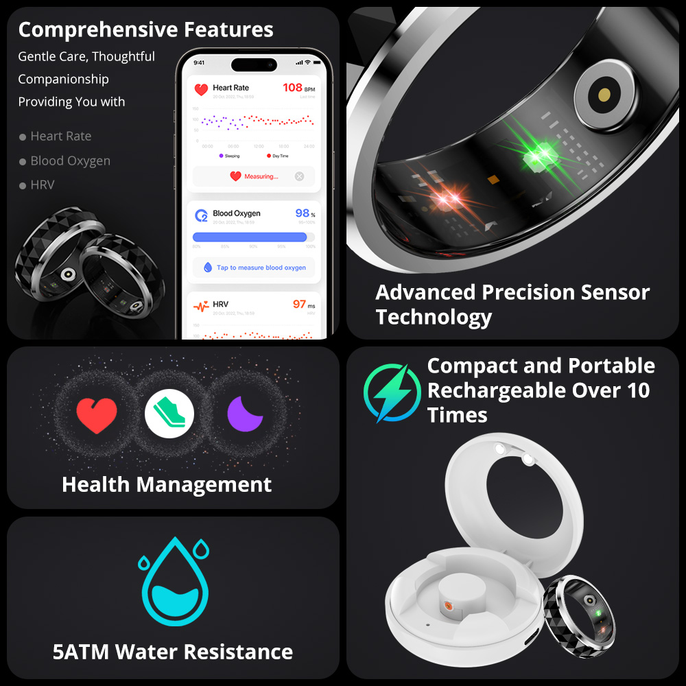 2024 COLMI R11 Smart Ring, Fid - огляд і ціна Blood Oxygen Monitor
