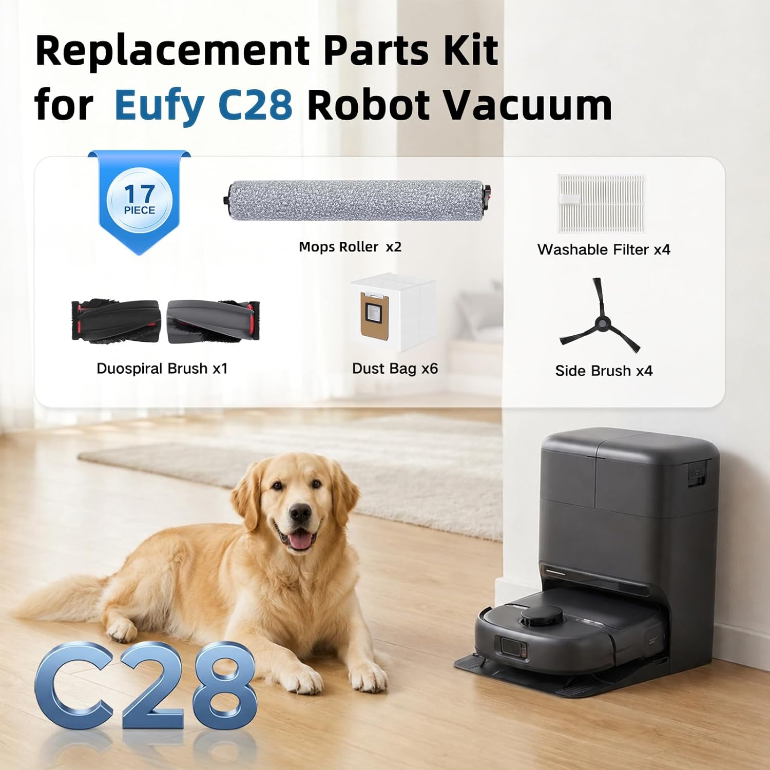 Replacement Parts for Eufy C28 - огляд і ціна Air Purifier Hepa