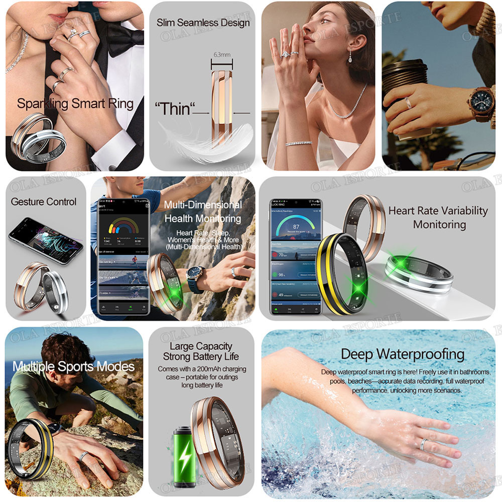 New 6.3mm Thin Smart Ring Heal - огляд і ціна Blood Oxygen Monitor