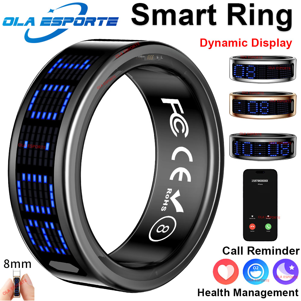 2025 Smart Ring Men Women LED  - огляд і ціна Blood Oxygen Monitor