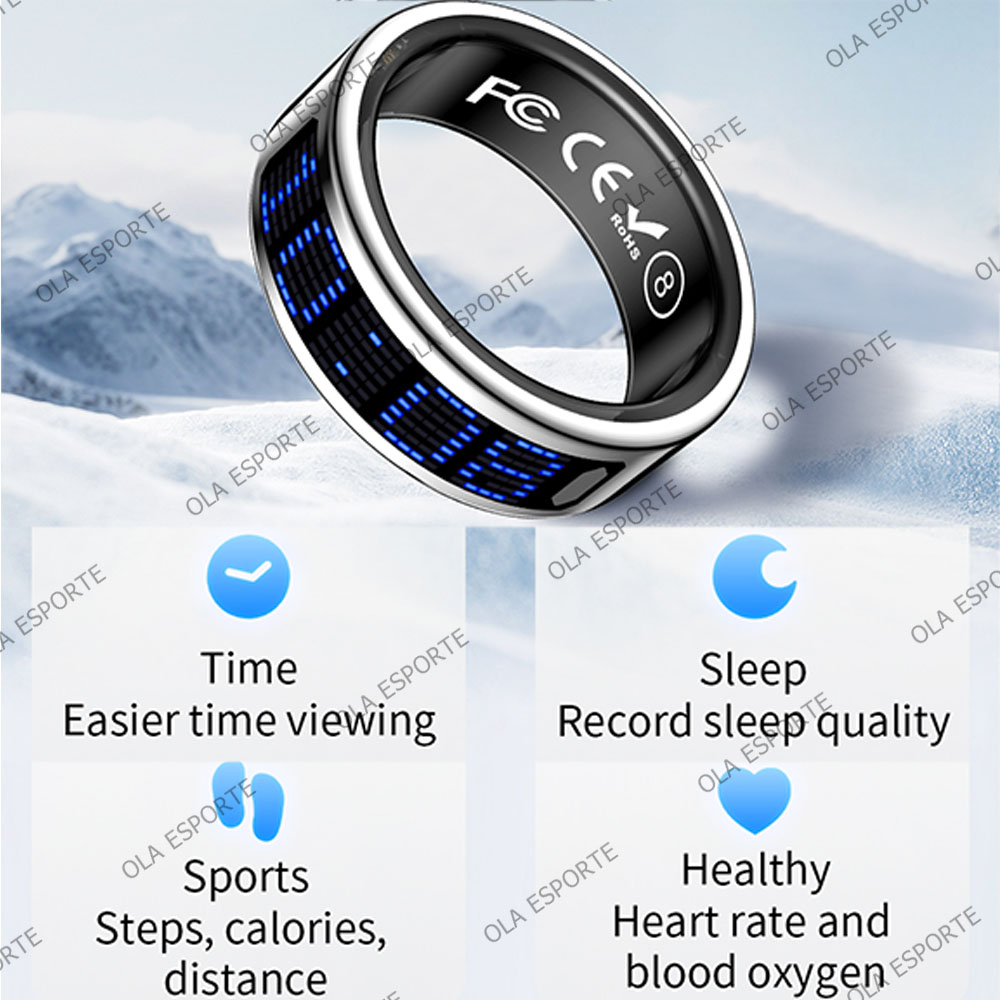 2025 Smart Ring Men Women LED  - огляд і ціна Blood Oxygen Monitor
