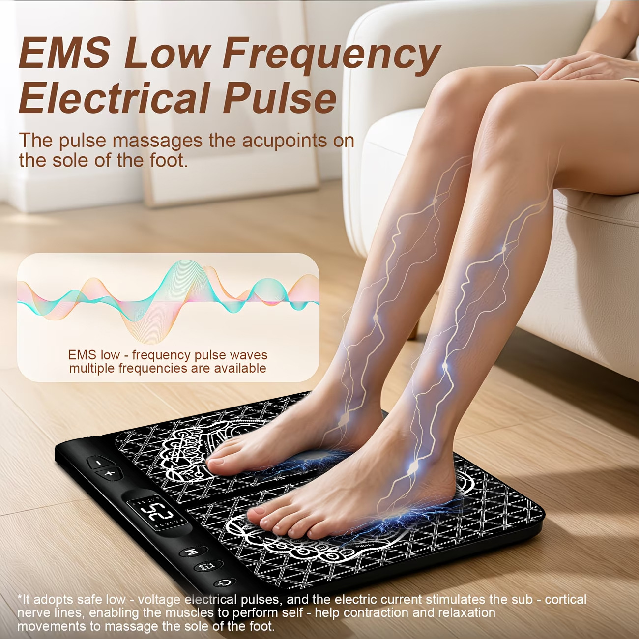 12 Modes 25 Intensities EMS Fo - огляд і ціна Ems Foot Massager
