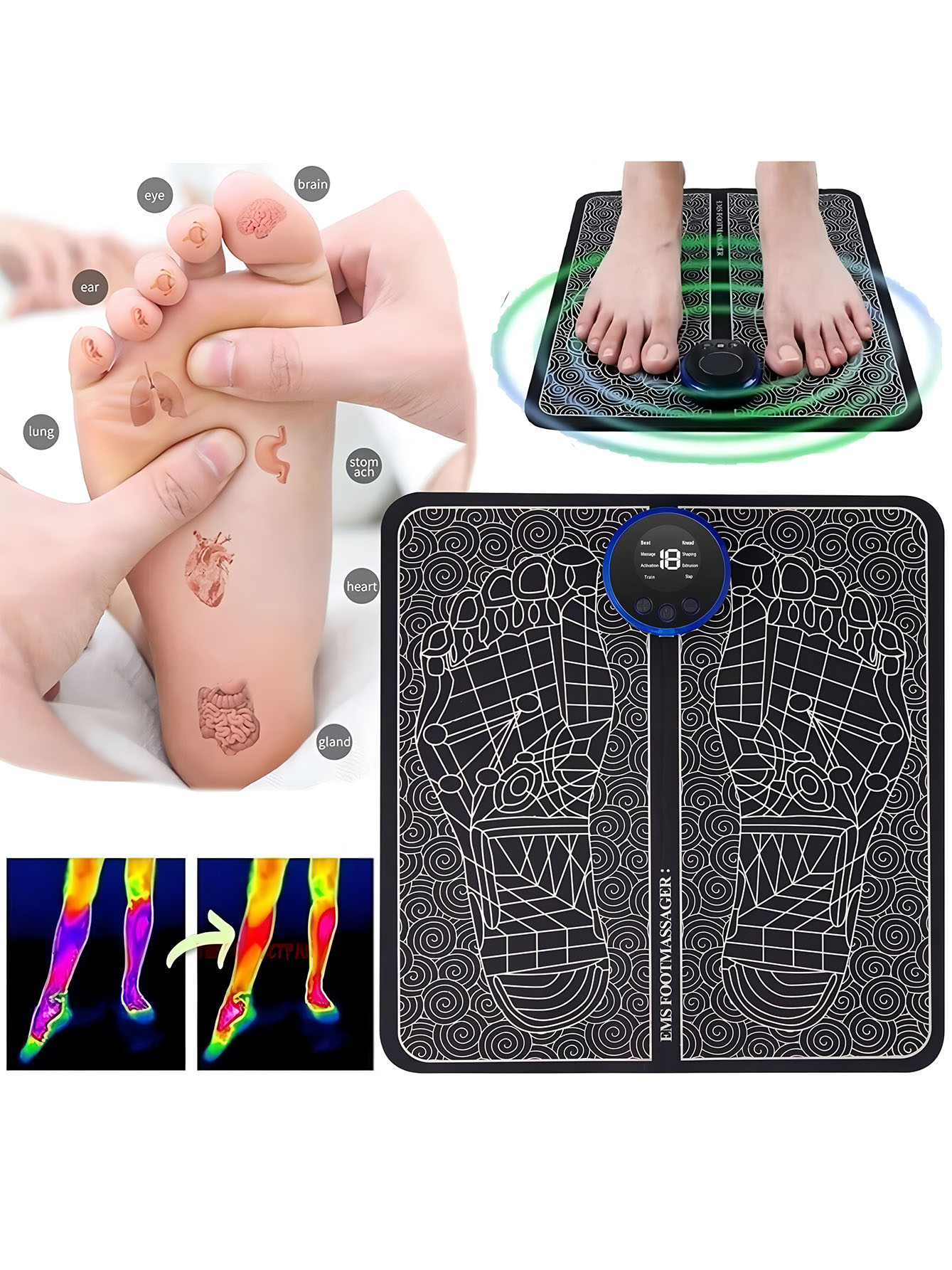 EMS Foot Massager Rechargeable - огляд і ціна Ems Foot Massager