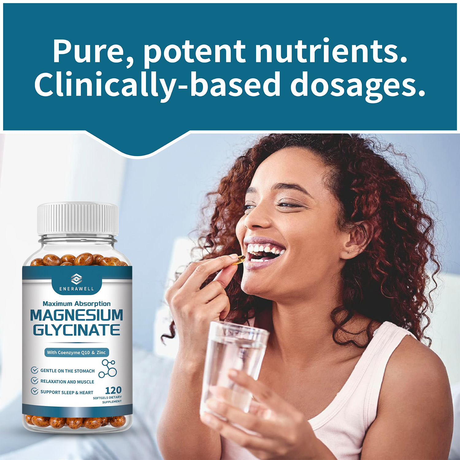 Magnesium Glycinate 500mg Nutr - огляд і ціна Wellness Health Nutrition